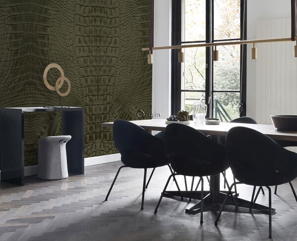 Vliesová obrazová tapeta, vzor krokodýlí kůže 357246, 3 x 2, 79 m, Luxury Skins, Origin