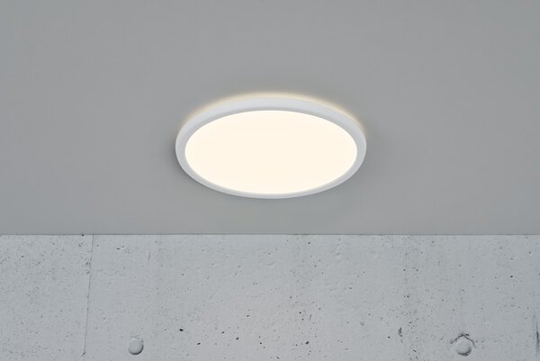 Stropní svítidlo Nordlux Oja ⌀29,4cm, CCT switch 3000K/4000K, IP20 Barva: Černá