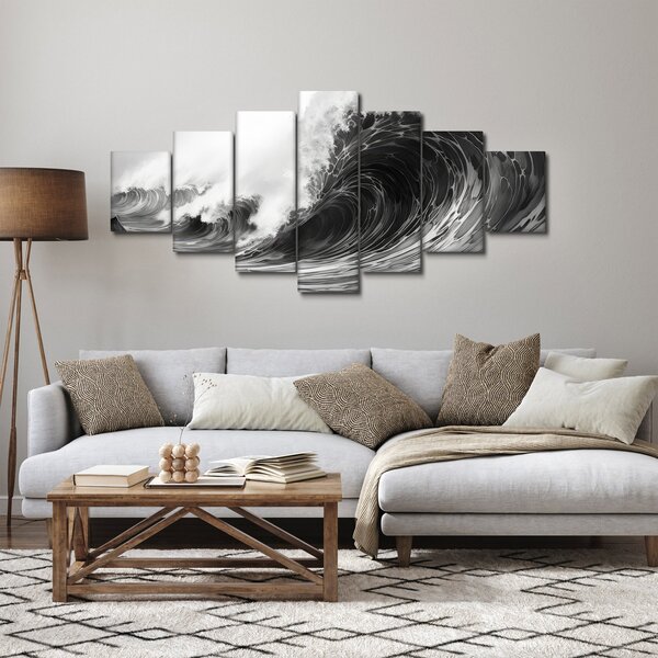 Obraz - Malba vln (210x100 cm)