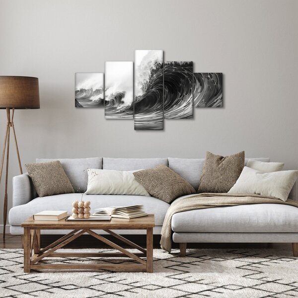 Obraz - Malba vln (125x70 cm)