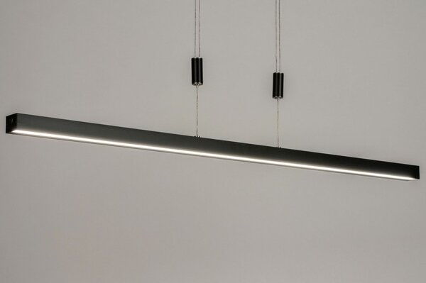 Závěsné designové LED svítidlo na lanku X Line Denver Black (LMD)