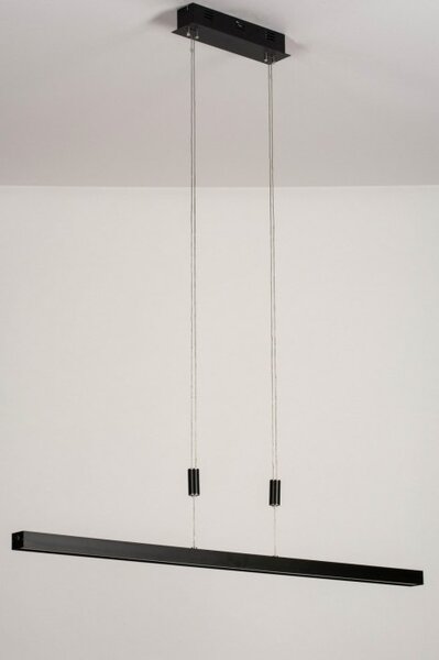 Závěsné designové LED svítidlo na lanku X Line Denver Black (LMD)