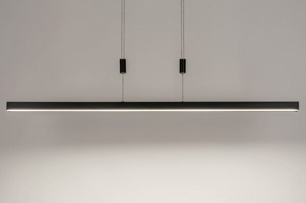 Závěsné designové LED svítidlo na lanku X Line Denver Black (LMD)