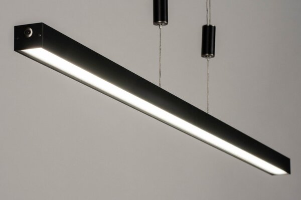 Závěsné designové LED svítidlo na lanku X Line Denver Black (LMD)