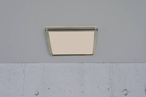 Nordlux Stropní svítidlo Oja square 29,4cm, DIM 3000K/4000K, IP20 Barva: bílá/chrom