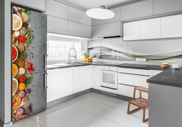 Nálepka na ledničku Barevné koření FridgeStick-70x190-f-85245098