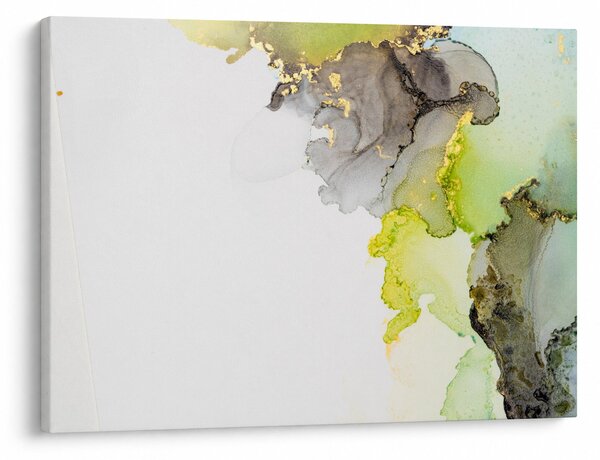 Obraz - Abstraktní umění inkoustem (70x50 cm)