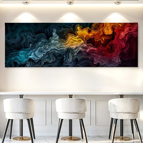 Obraz na plátně - Hloubky odhalující FeelHappy.cz Velikost obrazu (šířka x výška): 60 x 20 cm