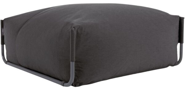 Kave Home Tmavě šedý zahradní modul/podnožka Square 101 x 101 cm