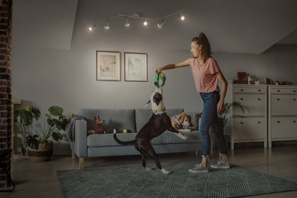 Bílé stropní svítidlo LED Spot 1198 mm 36°, teplá bílá