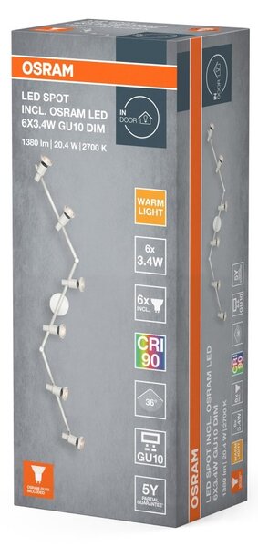 Bílé stropní svítidlo LED Spot 1198 mm 36°, teplá bílá