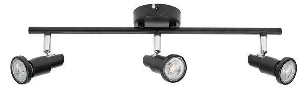 Černé stropní svítidlo LED Spot 486 mm 36°, teplá bílá