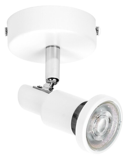 Bílé stropní svítidlo LED Spot 80 mm 36°, teplá bílá