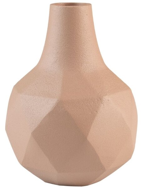 DNYMARIANNE -25% Růžová kovová váza ZUIVER BLOOM 16 cm