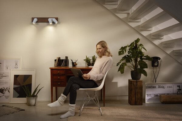 Bílé stropní svítidlo LED Spot dekorativní 520 mm 36°, teplá bílá