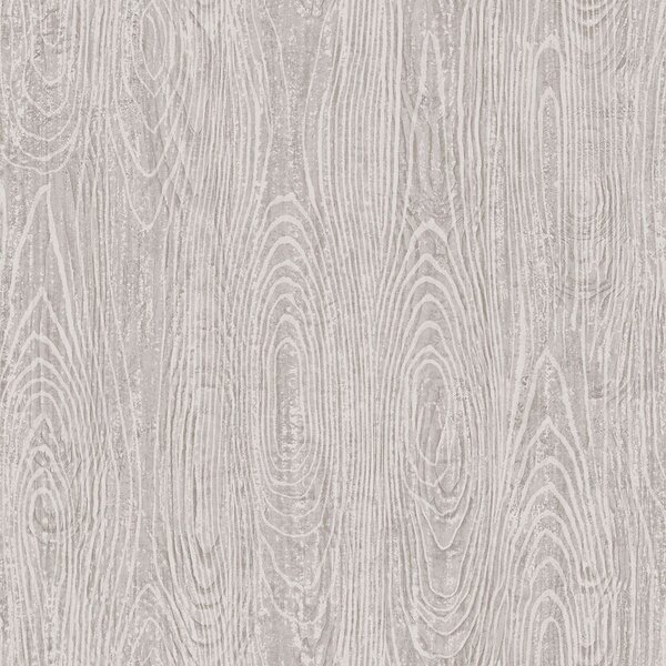 Metalická stříbrná /šedobéžová vliesová tapeta na zeď, imitace dřeva 347555, Matières - Wood, Origin