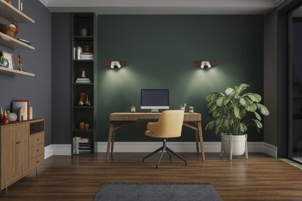 Bílé stropní svítidlo LED Spot dekorativní 400 mm 36°, teplá bílá
