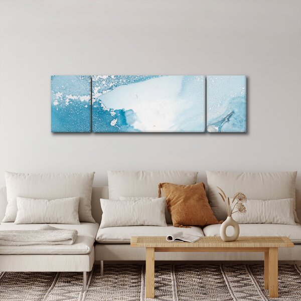 Obraz - Modrý dekor (170x50 cm)
