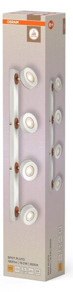 Bílé stropní svítidlo LED Spot dekorativní 698 mm 102°, teplá bílá