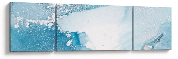 Obraz - Modrý dekor (170x50 cm)