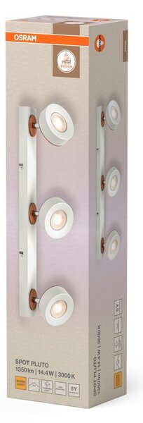 Bílé stropní svítidlo LED Spot dekorativní 498 mm 102°, teplá bílá
