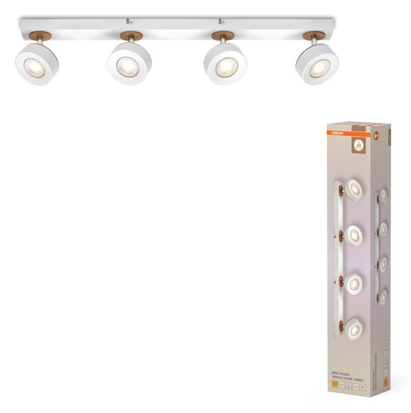 Bílé stropní svítidlo LED Spot dekorativní 698 mm 102°, teplá bílá
