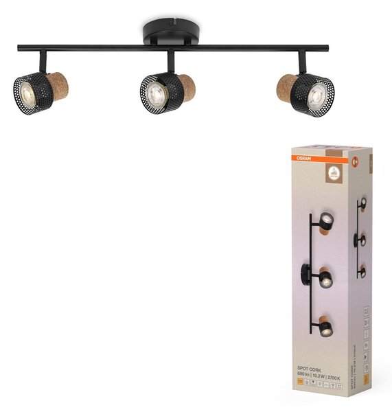 Černé stropní svítidlo LED Spot dekorativní 577 mm 36°, teplá bílá