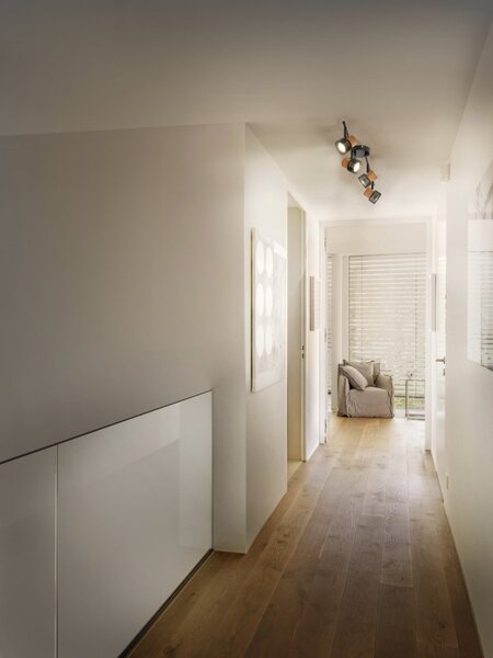 Černé stropní svítidlo LED Spot dekorativní 813 mm 36°, teplá bílá