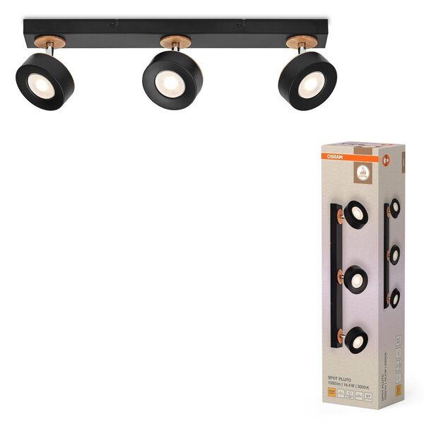 Černé stropní svítidlo LED Spot dekorativní 498 mm 102°, teplá bílá