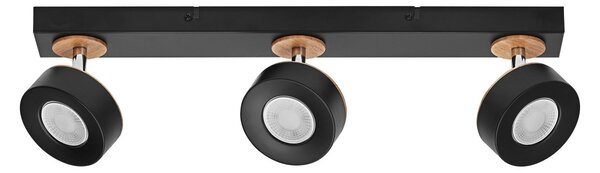 Černé stropní svítidlo LED Spot dekorativní 498 mm 102°, teplá bílá