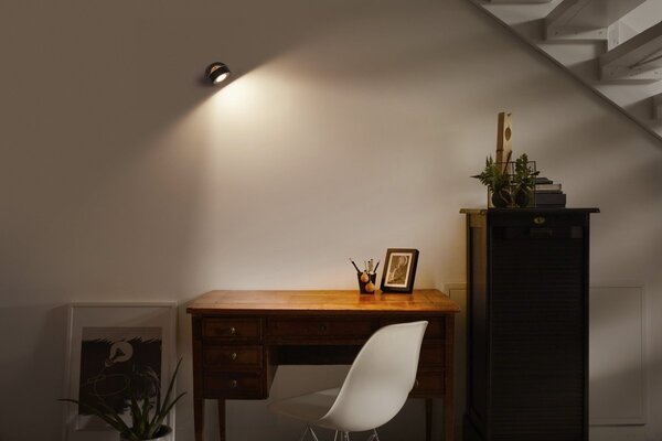Černé stropní svítidlo LED Spot dekorativní 90 mm 102°, teplá bílá