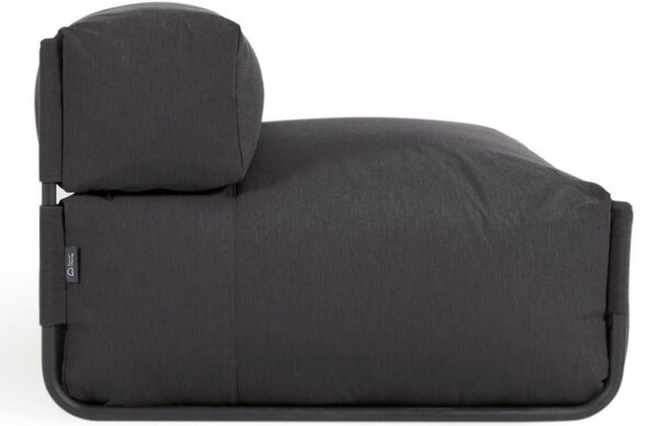 Kave Home Tmavě šedý zahradní modul Square 101 x 101 cm