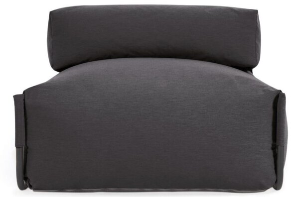 Kave Home Tmavě šedý zahradní modul Square 101 x 101 cm