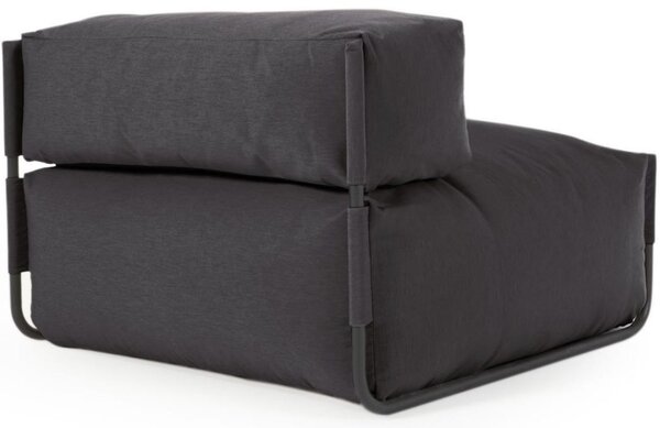 Kave Home Tmavě šedý zahradní modul Square 101 x 101 cm