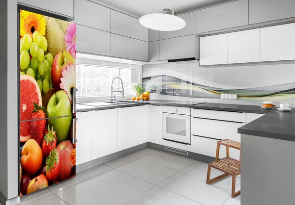 Nálepka na ledničku fototapeta Ovoce a květiny FridgeStick-70x190-f-85471836
