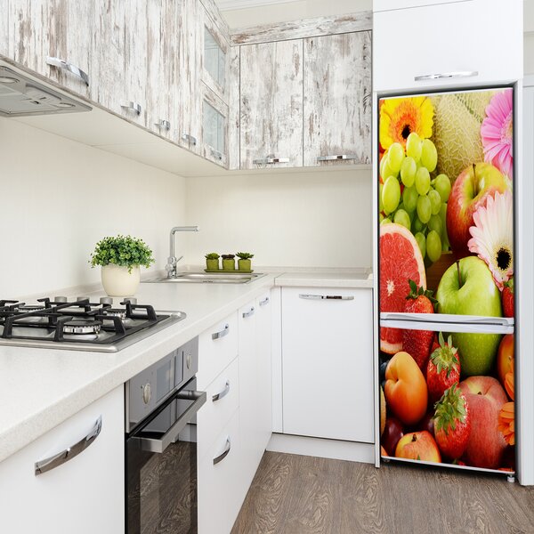 Nálepka na ledničku fototapeta Ovoce a květiny FridgeStick-70x190-f-85471836