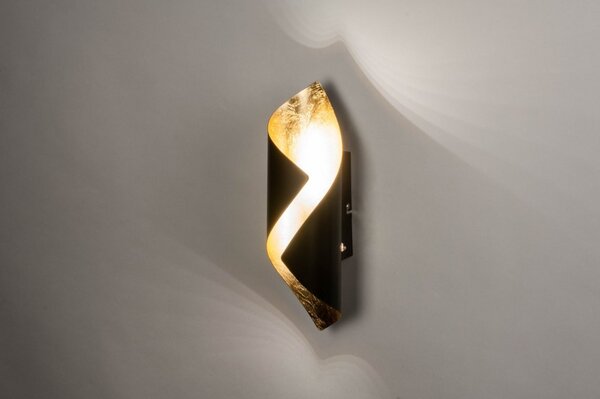 Nástěnné designové svítidlo Vianetta Gold (LMD)