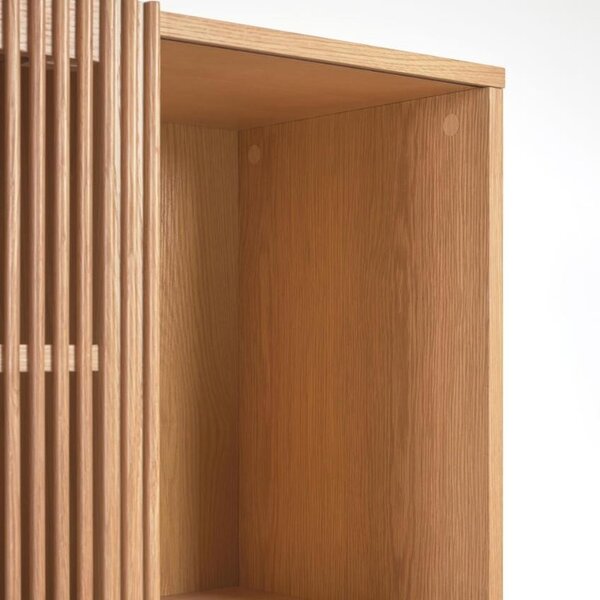 Dubová knihovna Kave Home Beyla 170 x 84,5 cm
