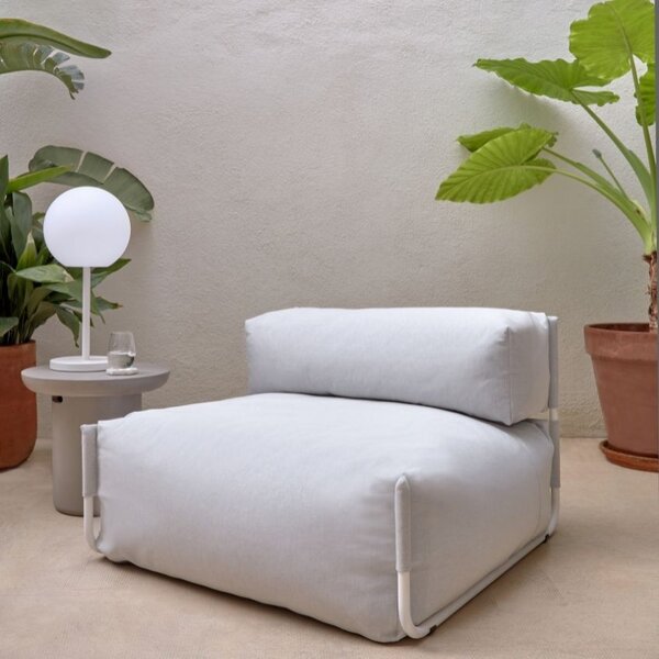 Kave Home Světle šedý zahradní modul Square 101 x 101 cm