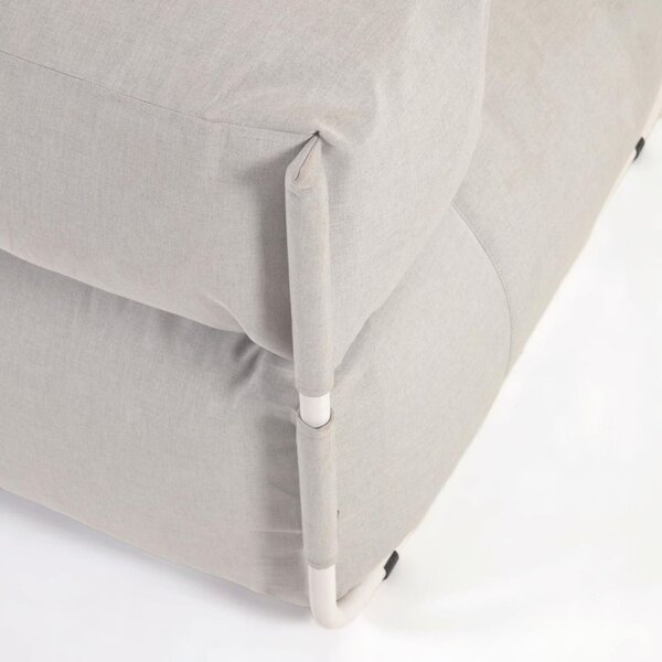 Kave Home Světle šedý zahradní modul Square 101 x 101 cm