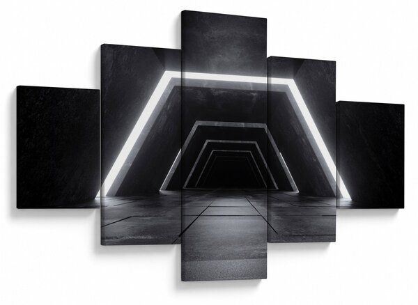 Obraz - Futuristický tunel (125x70 cm)