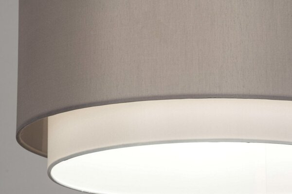 Závěsné designové šedé svítidlo do ložnice Rigoletto Yersey and Black (LMD)