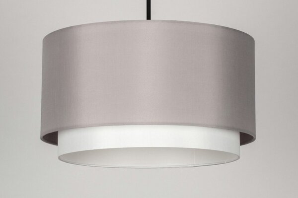 Závěsné designové šedé svítidlo do ložnice Rigoletto Yersey and Black (LMD)