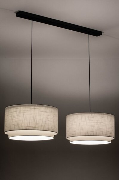 Závěsné designové svítidlo nad stůl Duo Sevilla Unima and Black (LMD)