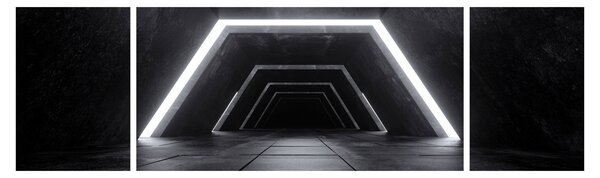 Obraz - Futuristický tunel (170x50 cm)