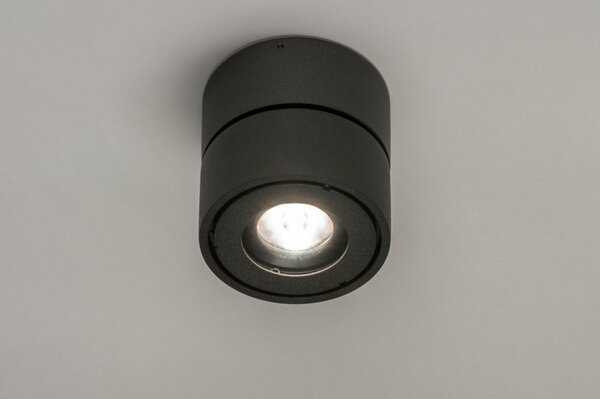 Stropní LED svítidlo do koupelny Paul Flex Antracite X (LMD)
