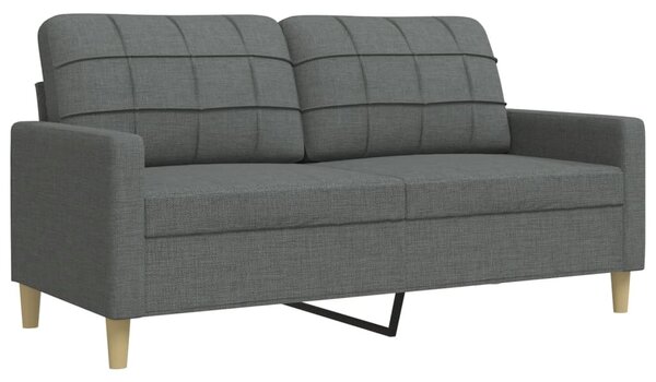 3dílná sedací souprava tmavě šedá textil 3278288