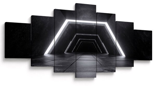 Obraz - Futuristický tunel (210x100 cm)