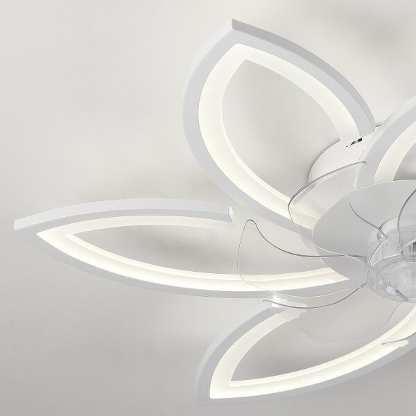 Brilagi-LED Stmívatelné svítidlo s ventilátorem LED/50W/230V 3000-6500K bílá+DO