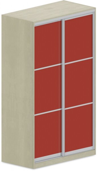 Artspect 351255P-D - Šatní skříň s posuvnými dveřmi 120x62x205cm - Ocean Green